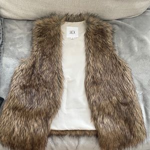 JACK faux fur vest
